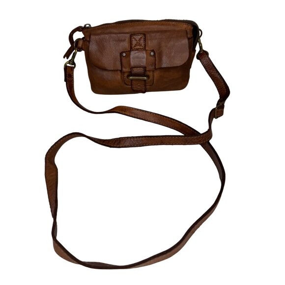 Harbour 2nd Brown Leather Luna Crossbody Bag - Picture 2 of 9